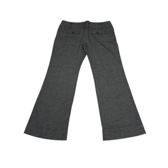 Maurices 15/16 black & grey dress pants low rise flare Y2K classic office 4357 - Picture 2 of 9